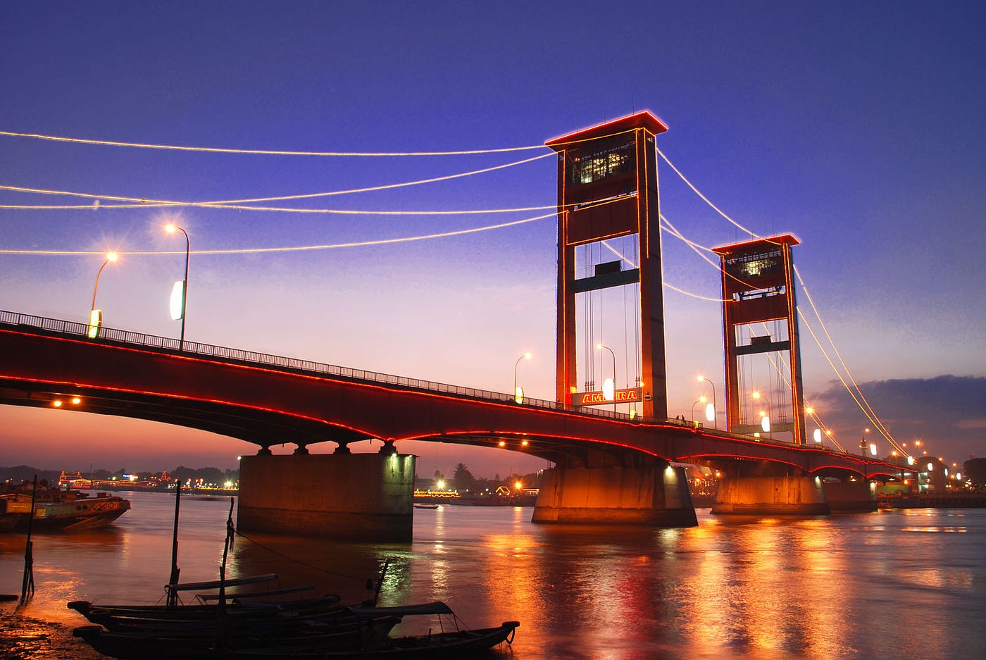 Jembatan Ampera Landmark Terkenal Yang Ada Di Palembang