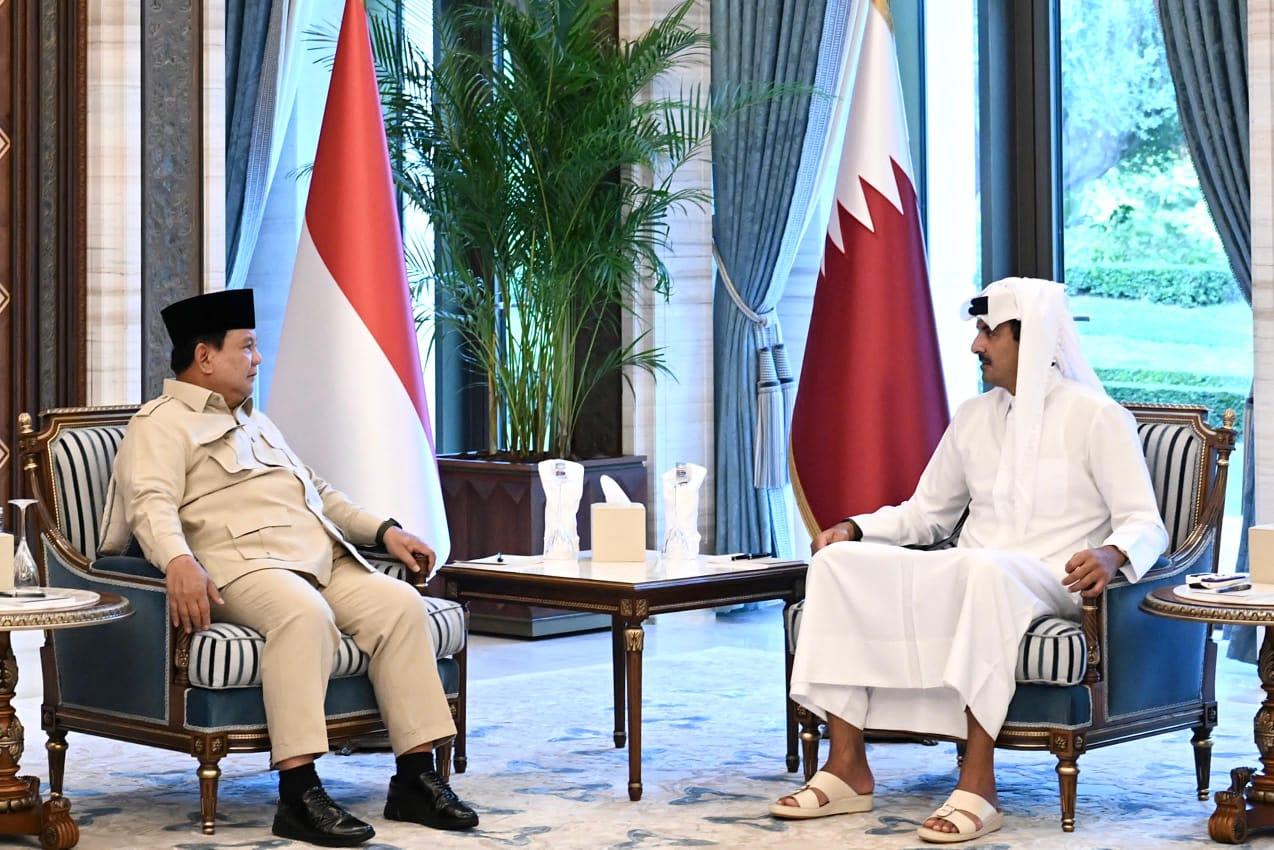 Presiden Prabowo Temui Emir Qatar Untuk Diplomasi & Solidaritas